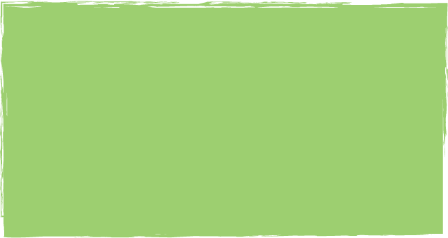 hand-drawn lime green rectangle shape